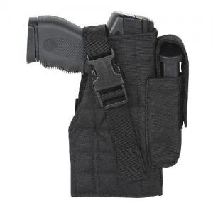 VooDoo Tactical 25-0029001001 Holster with Attached Mag Pouch, Right, Black