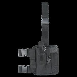 Voodoo Tactical Tactical Drop Leg Holster, Left Hand, Black - 20-005201002