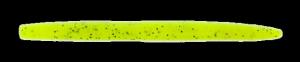 Yamamoto Baits Senko Worm, 5, 6in, Chartreuse-Black, YAM-9L-05-156