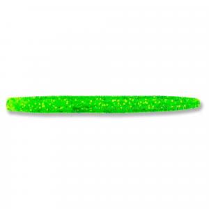 Yamamoto Senko Stick Soft Lure 4" 10pk - Chartreuse w/Large Chartreuse Green Flake