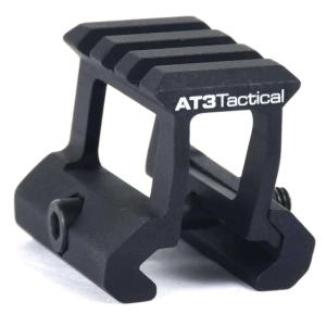 AT3 Tactical Pro-Mount Mini Riser Lightweight Cantilever Mount, 1 Inch Height, RM-10-PRO