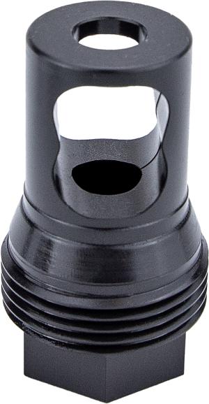 Kgm Suppressors A-TMB50-S-3 R50T Taper Muzzle Brake Black Nitride Steel M24x1 Threads