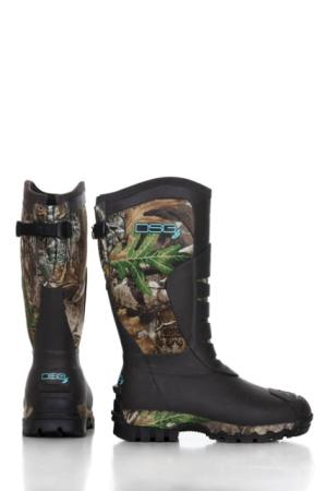 DSG Outerwear Rubber Hunting Boot, 400 Grams, Realtree Edge, 8, 99208