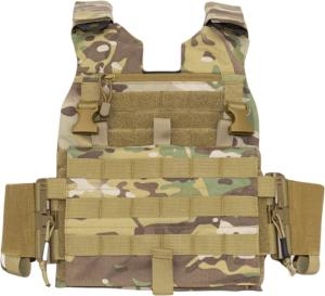 Guard Dog Body Armor Trakr Body Armor Plate Carrier Vest, S-2XL, Multicam, TRAKR-MC