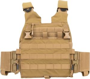Guard Dog Body Armor Trakr Body Armor Plate Carrier Vest, S-2XL, FDE, TRAKR-FDE