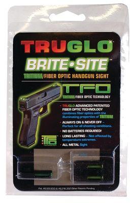 TruGlo Tritium Fiber Optic Brite-Site Handgun Sight For Smith and Wesson MP Front Green and Yellow Rear Sight