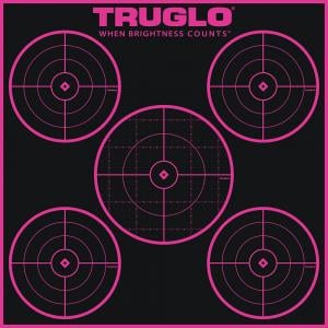 Truglo TARGET 5-BULL 12X12 PNK 6P