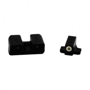 TruGlo Tritium Pro Handgun Sight Set for Sig Sauer 6/8, White Focus Lock Ring, TG231S2W
