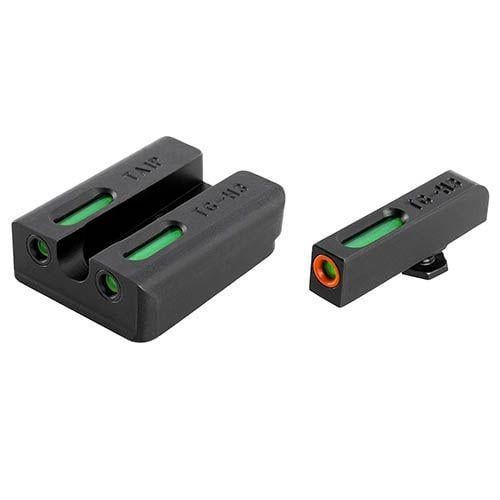 TruGlo TFX Pro Walther CCP Front and Rear Night Sight Set, Orange Ring, TG13WA3PC