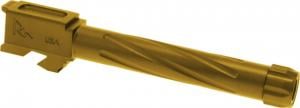Rival Arms Glock 17 Gen3/4 Precision Threaded Drop-in Barrel, Gold, RA20G102E