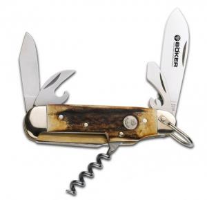 Boker USA Camp Knife Stag 110182HH
