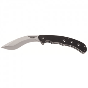Boker Knives 01MB511 Magnum Folding Knife Pocket Kukri, 4.60" Bead Blast Blade, Black G10 Handle