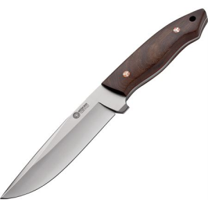 Boker 02BA313G Arbolito Venador Fixed Blade Knife with Stag Handle