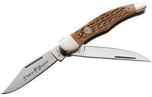 Boker 110273BB Traditional Series Folder 3.69" 440A Stainless Clip Point/Skinning Jigged Brown Bone