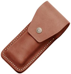 Fox Leather Sheath 5.5in, Fits up to 5.5 closed folding knives, 09FX038