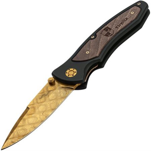 Boker  110194DAM Tirpitz Linerlock Damascus