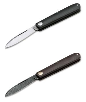 Boker Solingen Barlow Prime EDC Folding Knife, 2.72in, N690, Micarta Black Handle, 116942