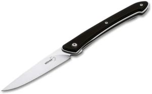 Boker Plus Spillo Folding Knife, 3.15in, VG-10, G10 Black Handle, 01BO244