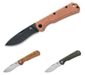 Black Fox Ciol Folding Knife, 2.76in, 440C, Micarta Copper Handle, 01FX892