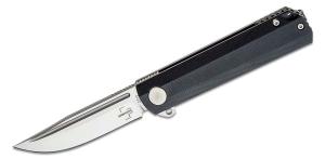 Boker Boker Plus Cataclyst Satin Clip Point Blade, Black G10 Handles