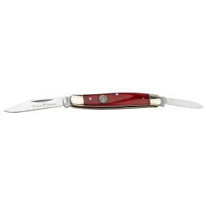 Boker 110844 Small Pen Knife Smooth Red Handles