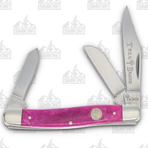 Boker Purple Smooth Bone Medium Stockman Folding Knife (SMKW Exclusive)