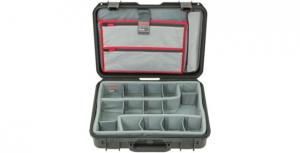 SKB Cases iSeries Case w/Think Tank Designed Photo Dividers and Lid Organizer, Black, 17.5in x 12in x 3.5in, 3i-1813-5DL