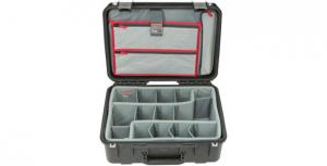 SKB Cases iSeries Case w/Think Tank Designed Photo Dividers and Lid Organizer, Black, 17.5in x 12in x 5.5in, 3i-1813-7DL