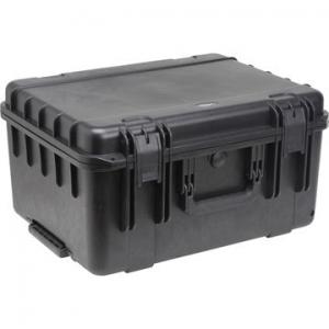 SKB Cases Mil-Std Waterproof Case 10in. Deep, w/ cubed foam, wheels and pull handle, 20-1/2 x 15-1/2 x 10 3I-2015-10B-C