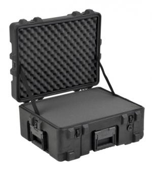 SKB Cases Roto Mil-Std Waterproof Case 10 Deep (w/ cubed foam, pull handle and wheels) 22 x 17 x 10 3R2217-10B-CW
