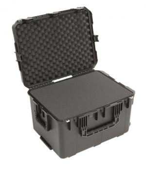 SKB Cases Mil-Std Waterproof Case 14in. Deep (w/ cubed foam, wheels & pull handle) 23 x 17 x 14 3I-2317-14B-C