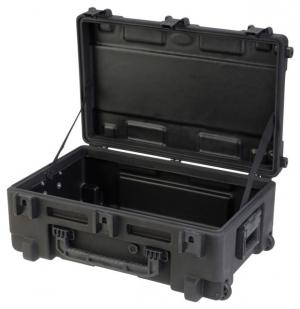 SKB Cases Roto Mil-Std Waterproof Case 28x17x10 w/ cubed foam, pull handle and wheels 3R2817-10B-CW