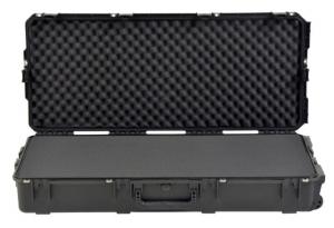 SKB Cases Injection Molded 42.5inx17inx7.5in Case w/Layered Foam, Wheels, Black, 3I-4217-7B-L
