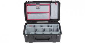 SKB Cases iSeries Case w/Think Tank Designed Photo Dividers and Lid Organizer, Black, 19.5in x 10.5in x 6in, 3i-2011-8DL