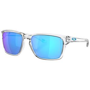 Oakley Sylas OO9448 Prizm Grey Sunglasses - Polished Clear/Prizm Sapphire - X-Large