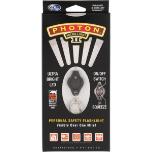 Photon Lights 505 Micro-Light II White with Lithium Eveready Battery and Keyring