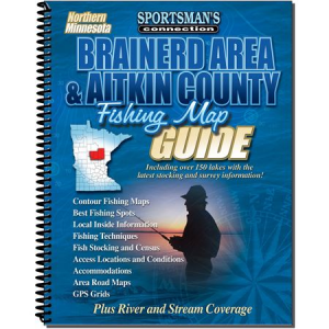 Sportsman's Connection Fishing Maps Guide Book - Atkin & Brainerd - Minnesota
