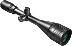 Barska 10-40X50 Adjustable Objective Varmint Riflescope, Matte Black, MilDot Reticle