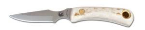 Knives of Alaska Cub Bear D2 Stag Handle Handle Knife, Natural, 00007FG