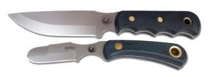 Knives of Alaska Bush Camp Muskrat Combo Suregrip Handle Knives, Black, 00307FG