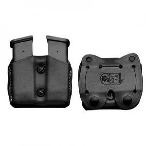 DeSantis Double Magazine Pouch, Ambidextrous, Black - S&W 10-06 & Similar - A01BJLLZ0