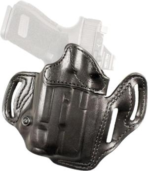 DeSantis Vengeance Scababrd Leather OWB Holster, Right, Black, w/ Surefire Xc1 And w/Or W/Out Red, Dot, Glock 19, 201BA3WZ0