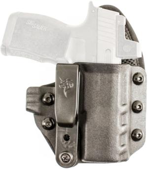 DeSantis Uni-Tuk IWB Leather Holster. Glock 19, 23, 32, 45, 19X, 19 Gen 5,With Or W/Out Red Dot And Tlr-7A, Left Hand, Black, 206KB6VZ0