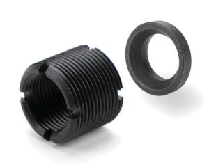 Strike Industries Strike X-Comp Thread Adapter Kit for M18x1 RH, SIG Sauer MPX, Black, One Size, SI-XCOMP-ADA-MPX
