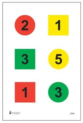 Law Enforcement Targets DT-4A Command Training Targets