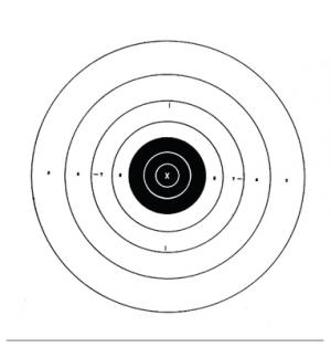 Law Enforcement Targets B-8 B-8 Rapid Fire Bullseye