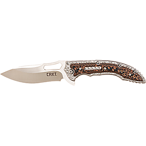 CRKT Small Fossil Lockback Folding Knife