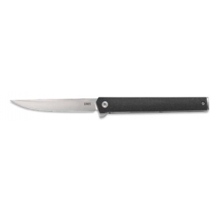 CRKT CEO Flipper Folding Knife w/ Liner Lock, 3.35", Black - 7097C