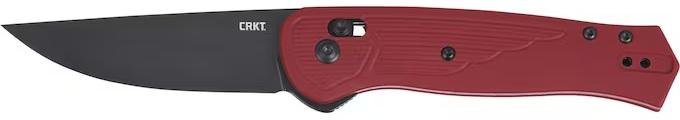 CRKT Sero Pocket Knife Black Titanium Nitride Blade RED