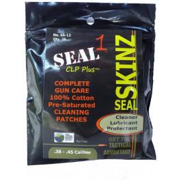 CLP Plus Seal Skinz Cleaning Patches .38 - .45 25 Pack